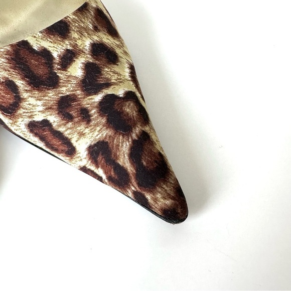 🟢 Guess By Marciano Leopard Print Pointed Toe Sling Back - US 7.5 - CLEARANCE - Picture 10 of 14